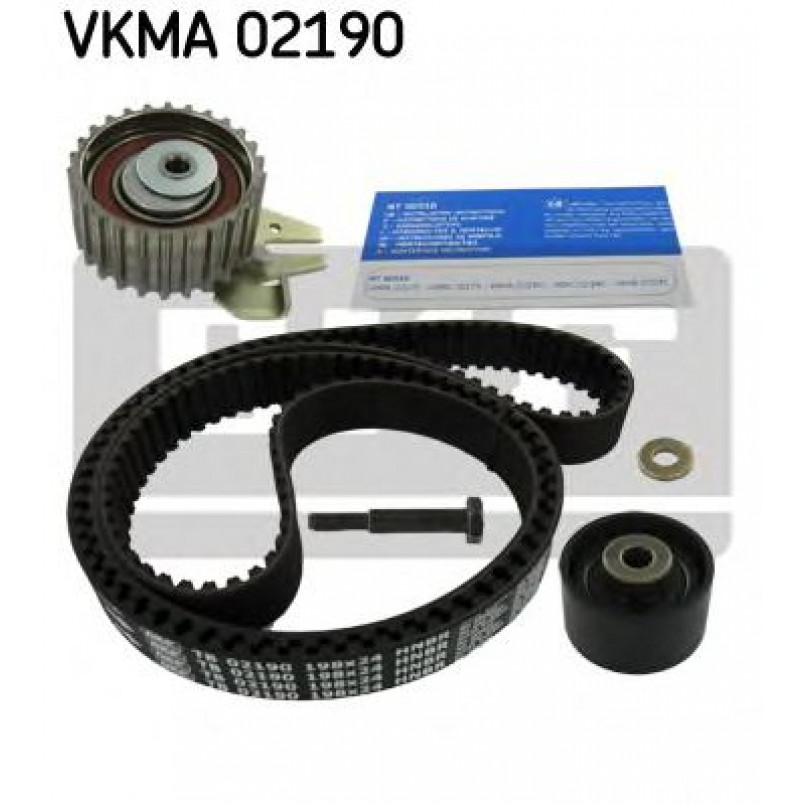 VKMA 02190 SKF Комплект (ремінь+ролики)